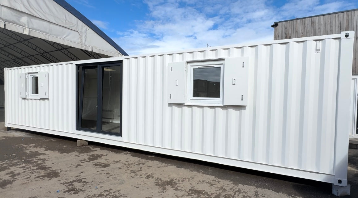 Converted Shipping Container 40Ft — Container Conversion — Open Plan Office — Portable Container Building — Reduced — No 1272