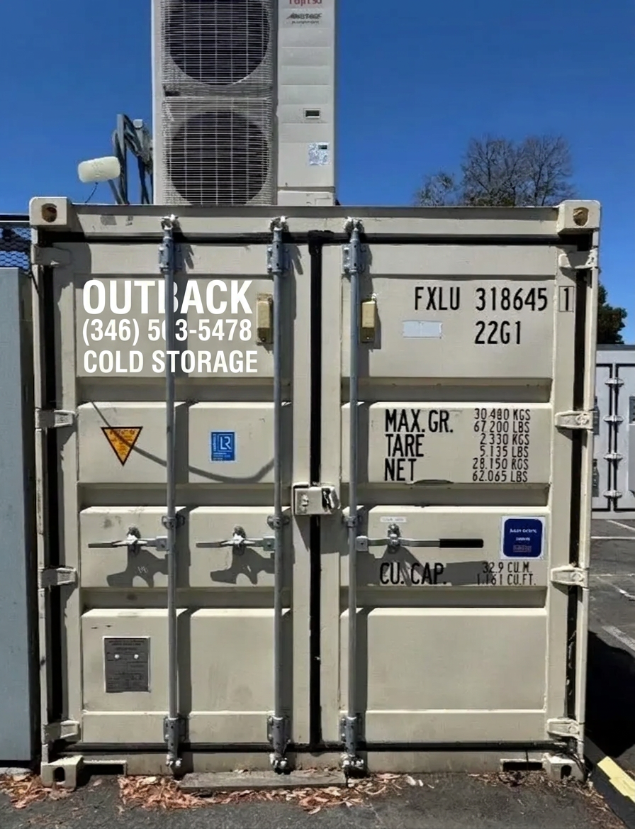 Refrigerated 20′ Conex Shipping Container – Used