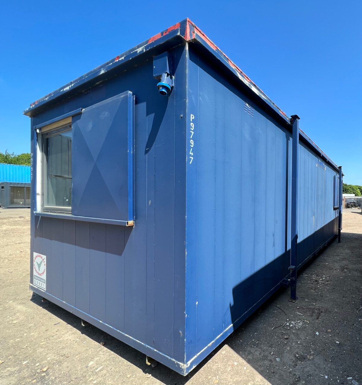 24x9 ft – Open Plan Office – Site Accommodation – Anti-Vandal Cabin