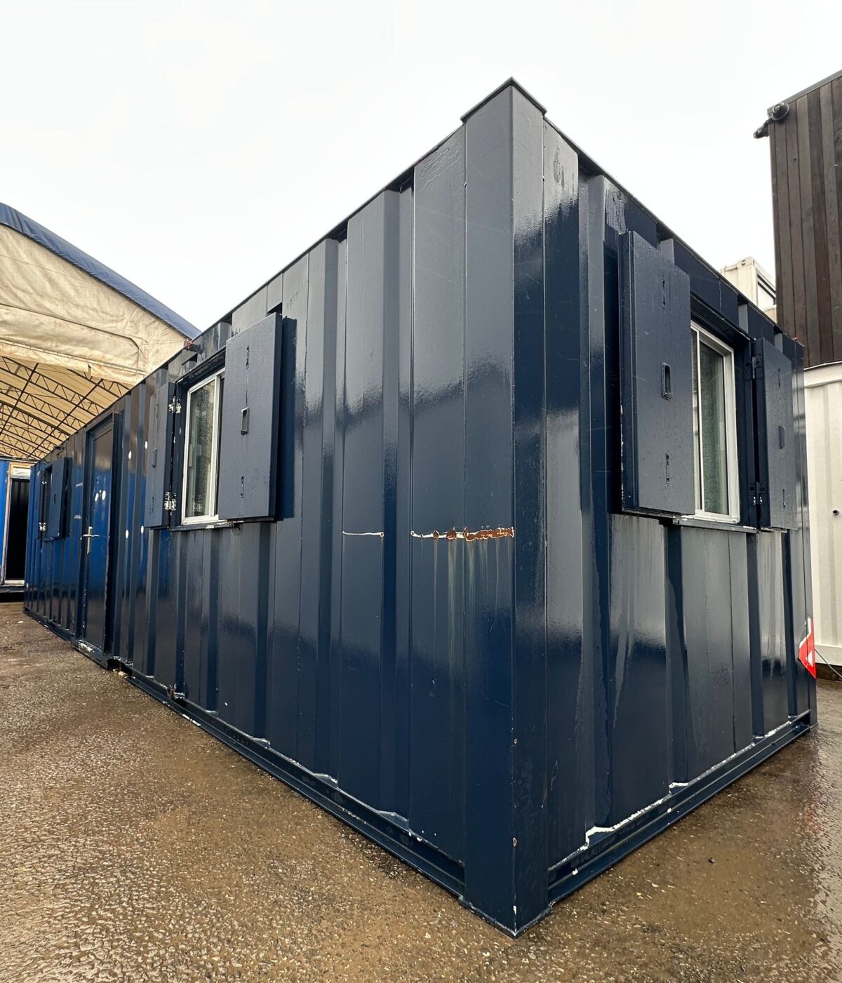 32x10ft — Canteen / Office — 2 Rooms — Building Site Accommodation — Portable Anti-Vandal