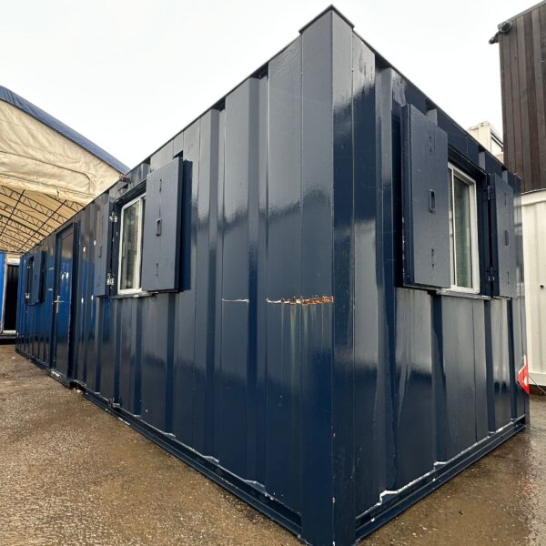 32x10ft — Canteen / Office — 2 Rooms — Building Site Accommodation — Portable Anti-Vandal