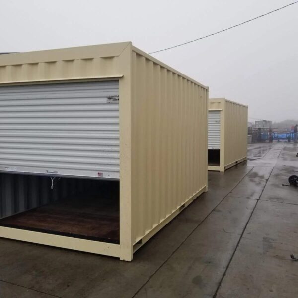 16Ft Storage Container With Roll-Up Door – Cargo Worthy Grade